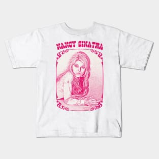 Nancy Sinatra // Retro Style Fan Design Kids T-Shirt